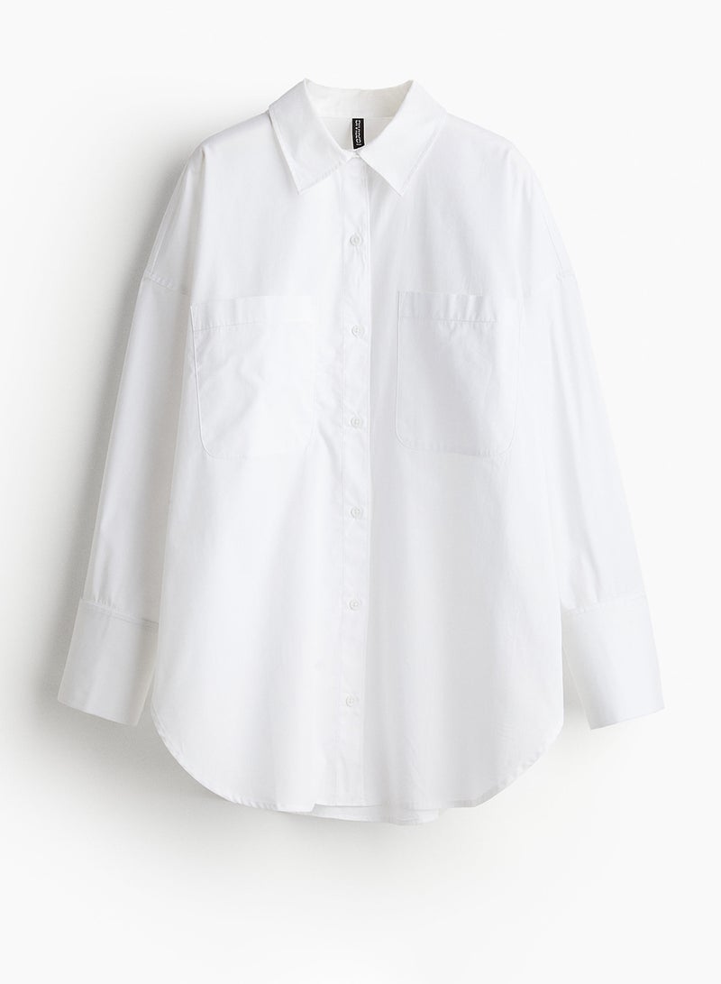 Oversized Poplin Shirt