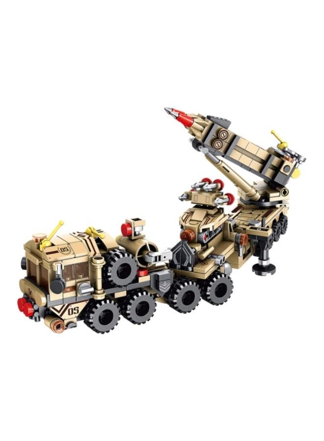 549-Piece 12 In 1 Patriot Air Defence Missile Building Block Toy Set