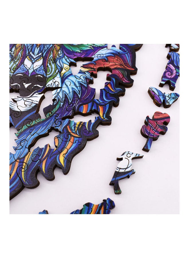 200-Piece Animal Shaped Wooden Jigsaw Puzzle