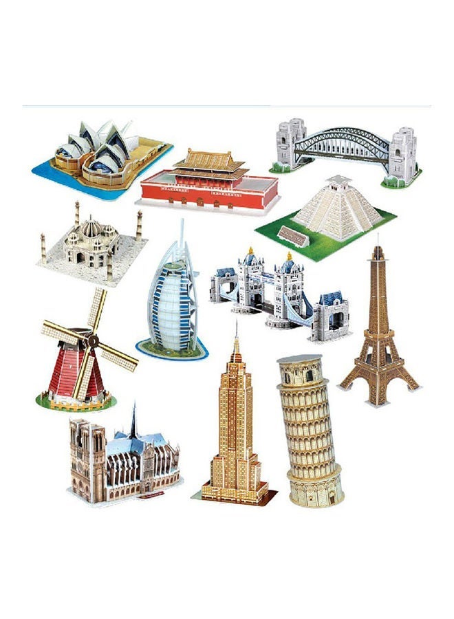 Dubai Sailing Hotel 3D Puzzle 22x12x13cm