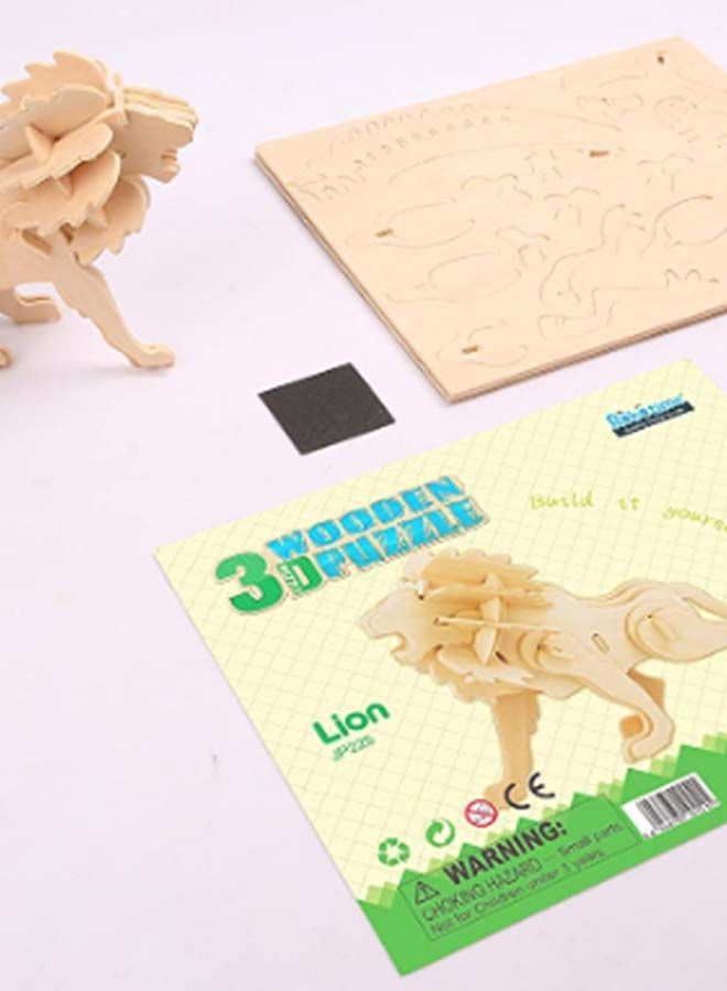 DIY Lion 3D Puzzle
