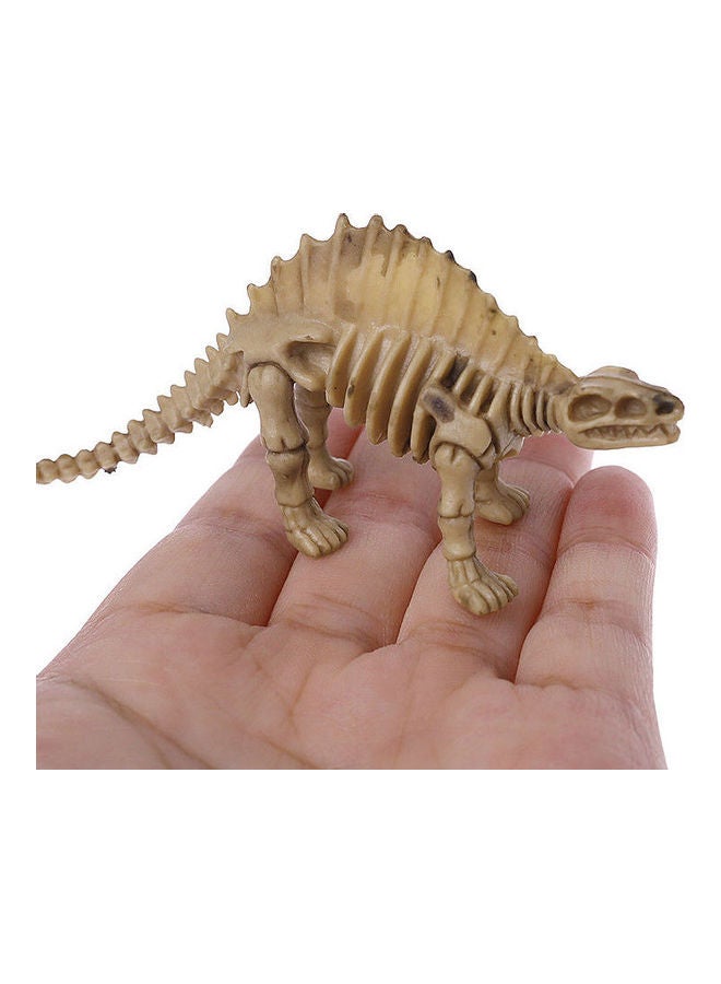 12-Piece Dinosaur Skeleton Figurine Toy Set