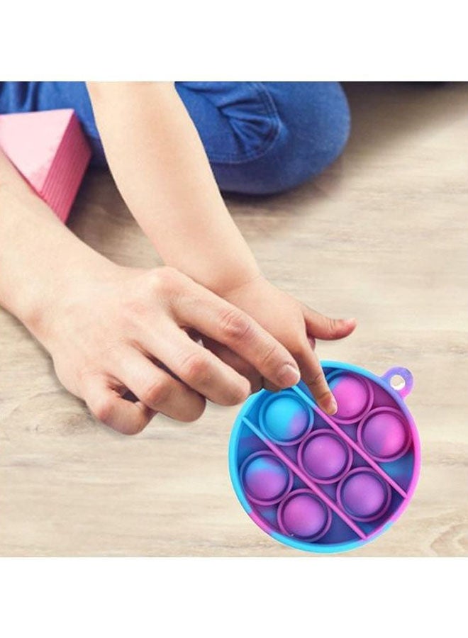 Push Pop Bubble Sensory Stress Relief Non-Toxic And Tasteless Fidget Keychain Toy 6.5cm