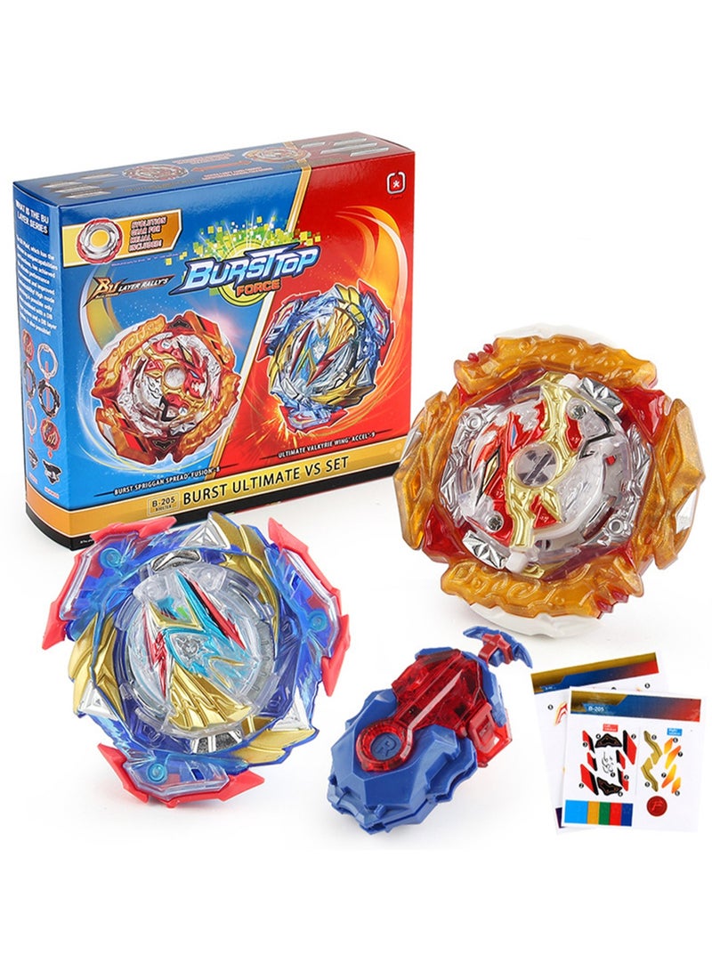 Beyblade Toy Boxed Battle Beyblade With Launcher Beyblade Toy (Fire/B205 2-in-1 set)