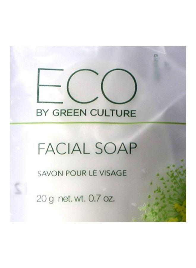 100-Piece Facial Soap Bar White 20grams