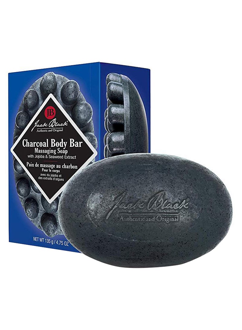 Charcoal Body Bar Massaging Soap 135grams