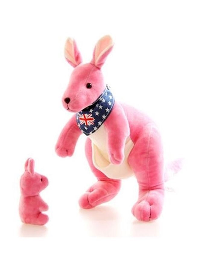 2-Piece Kangaroo Parent And Child Doll 32centimeter