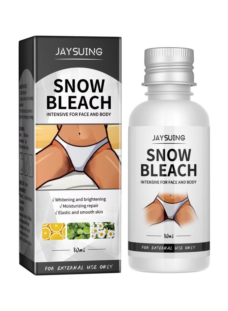 Snow Bleach Set - Complete Hair Lightening Kit for Salon-Quality Results Snow Bleach Cream for Private Part Underarm Whitening