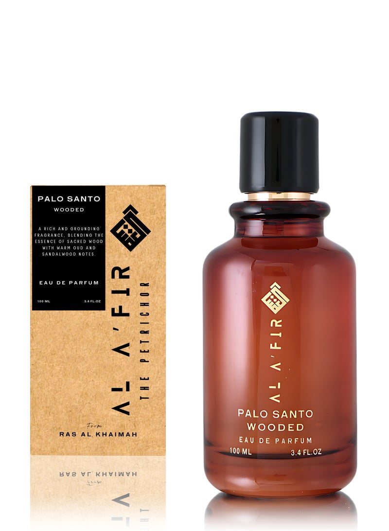 AL AFIR Palo Santo Wooded - Unisex Luxury Eau de Parfum - Palo Santo, Warm Sandalwood, Spiced Vanilla and Vetiver - 100 ml