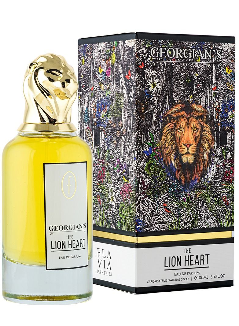 Flavia Men Perfumes Georgian's The Lion Heart Eau De Parfum For Men 100ml, Perfume for man