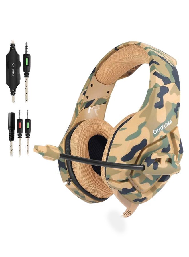 Stereo Over-Ear Wired Gaming Headphones With Microphone For PS4/PS5/XOne/XSeries/NSwitch/PC