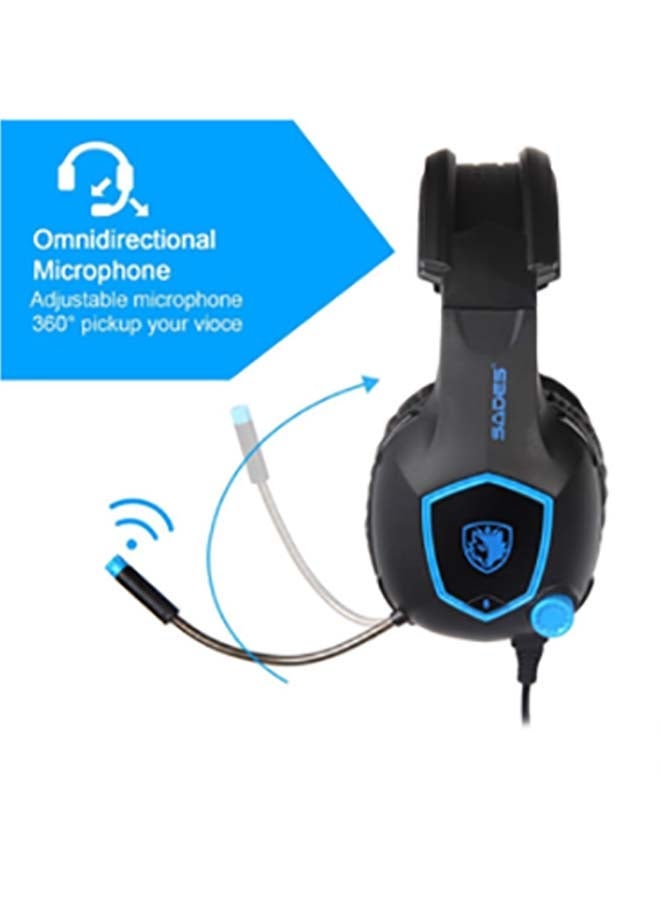 SA818 Over-Ear Gaming Wired Headset With Mic