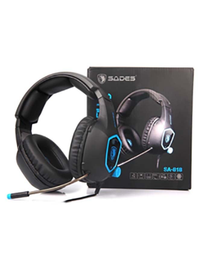 SA818 Over-Ear Gaming Wired Headset With Mic