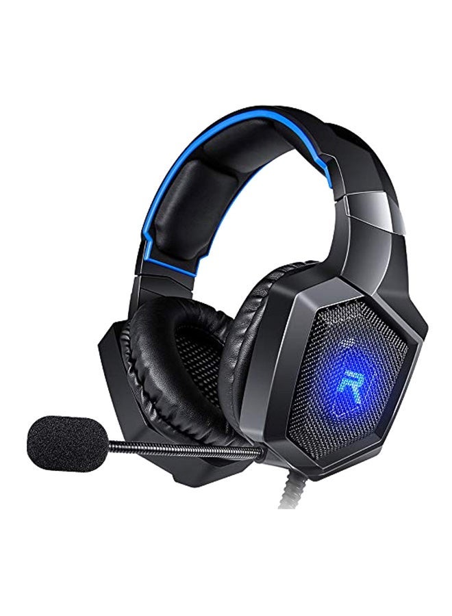 Wired Stereo Over-Ear Gaming Headphones With Mic