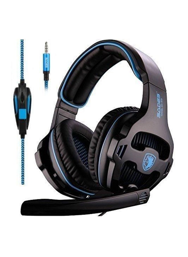 Wired Over-Ear Gaming Headphones With Mic