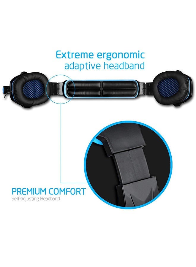 Wired Over-Ear Gaming Headphones With Mic