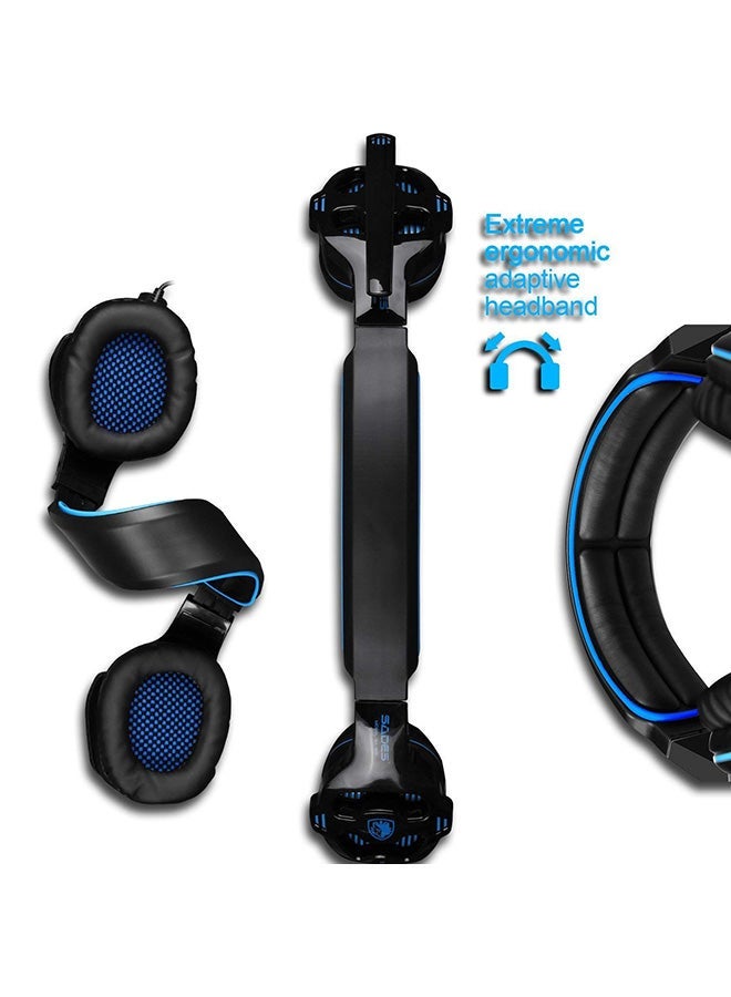 Wired Over-Ear Gaming Headphones With Mic