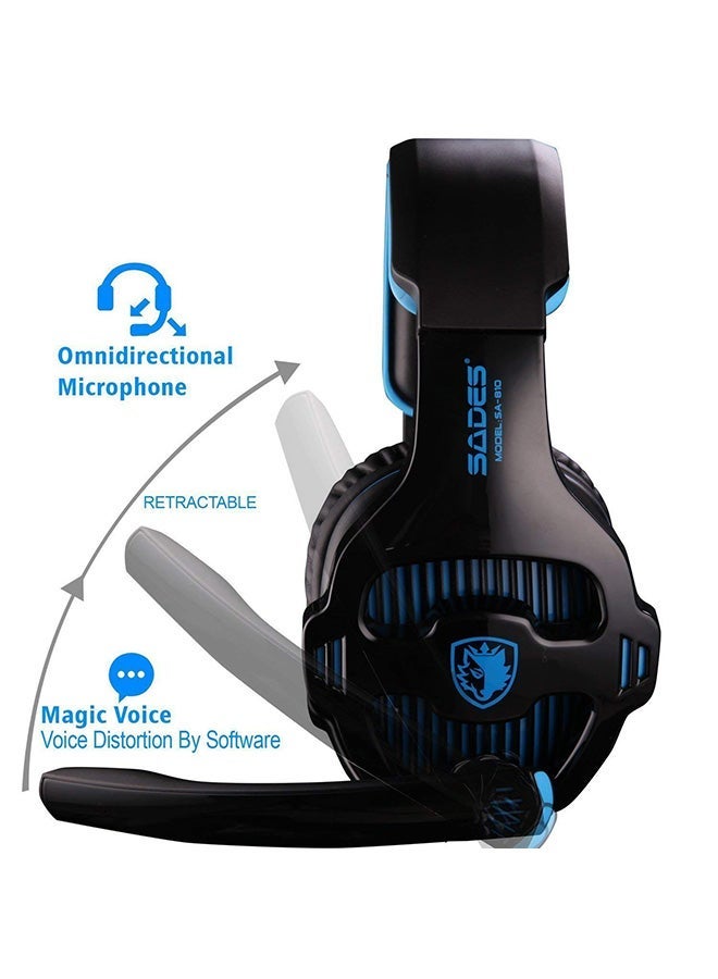 Wired Over-Ear Gaming Headphones With Mic