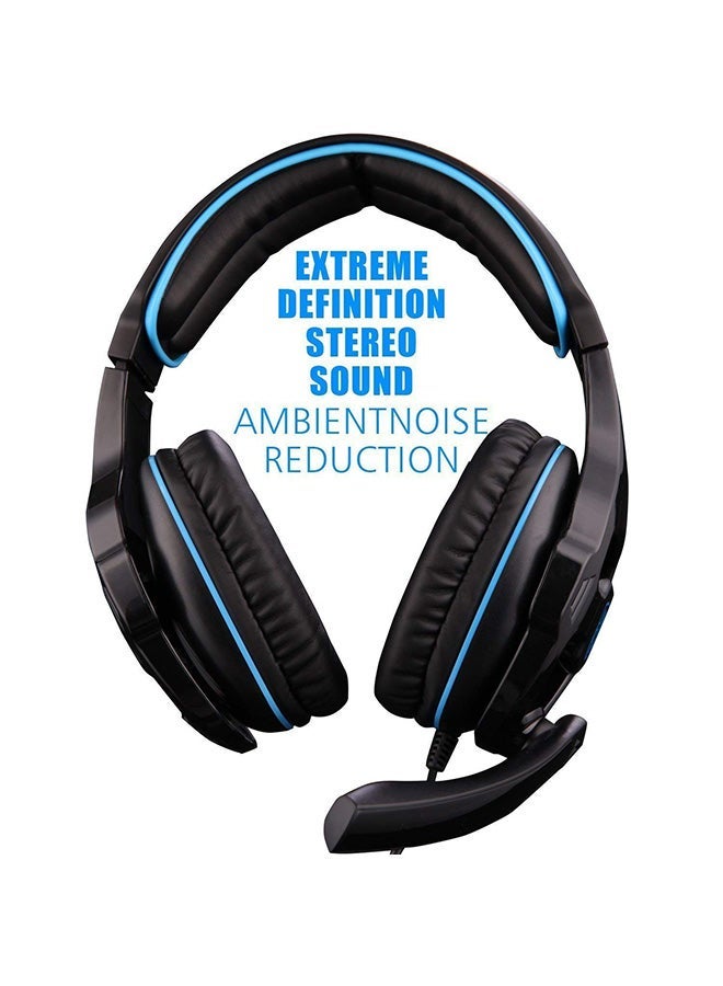 Wired Over-Ear Gaming Headphones With Mic