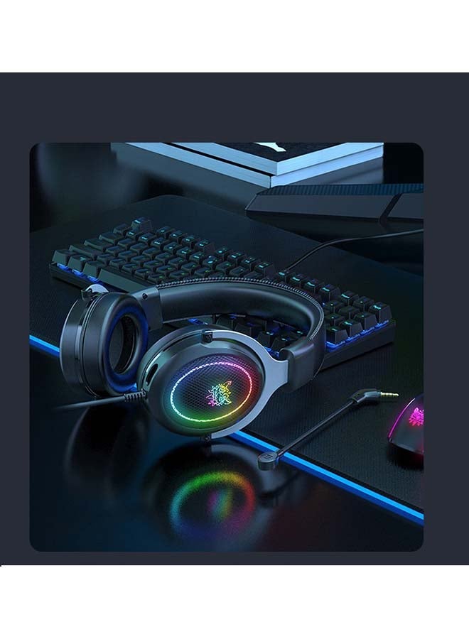 X10 Gaming Headset With Microphone For PS4/PS5/XOne/XSeries/NSwitch/PC