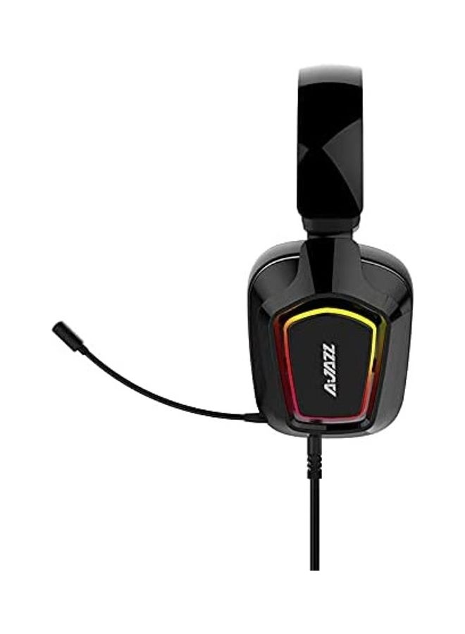 USB 7.1 Surround Sound Headset with RGB Lighting and Telescopic Microphone