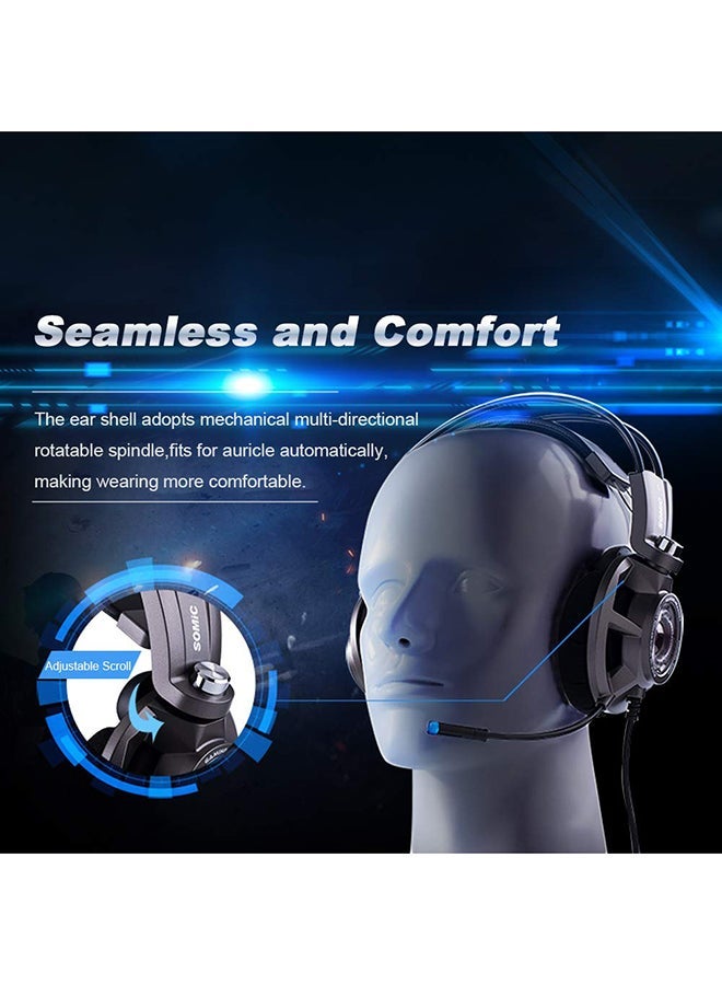 G954 Wired Over-Ear Gaming Headphones With Mic For PS4/PS5/XOne/XSeries/NSwitch/PC