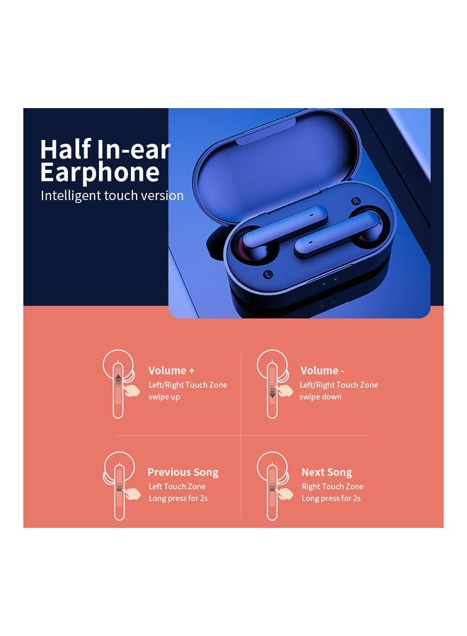 T3 HiFi BT 5.0 Wireless Earphone With 500mAh Charging Case