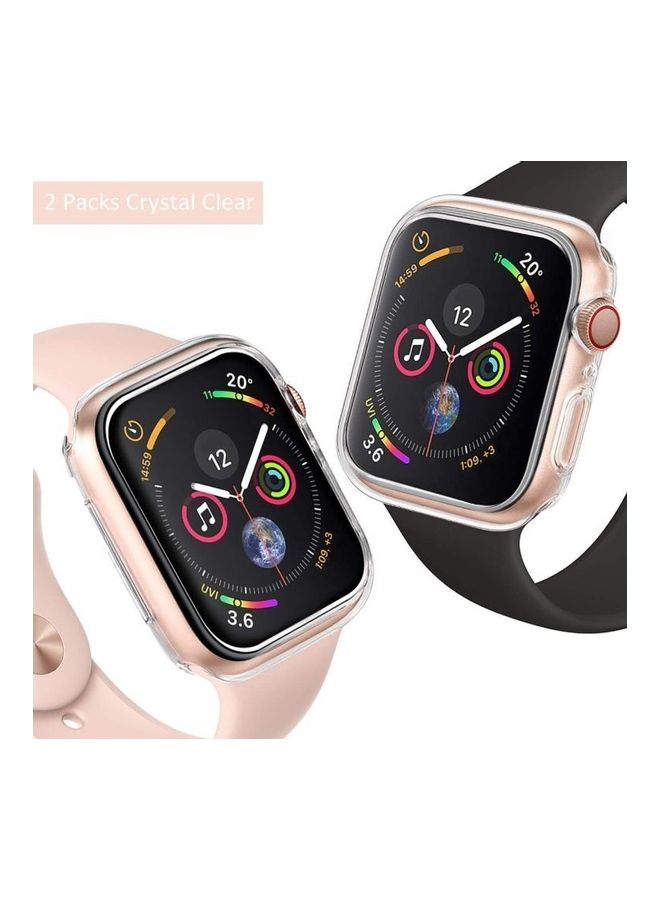 Pack Of 2 Apple Watch Clear Case For Series 4/5