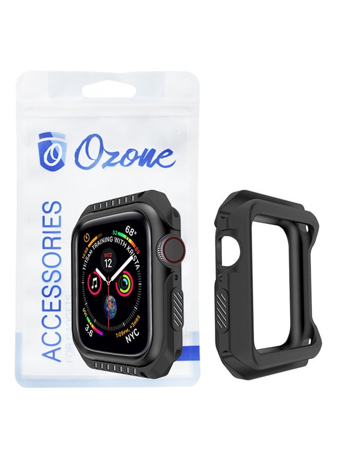 Scratch Proof Protective Bumper Cover For Apple Watch 40mm Black