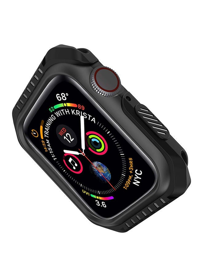 Scratch Proof Protective Bumper Cover For Apple Watch 40mm Black