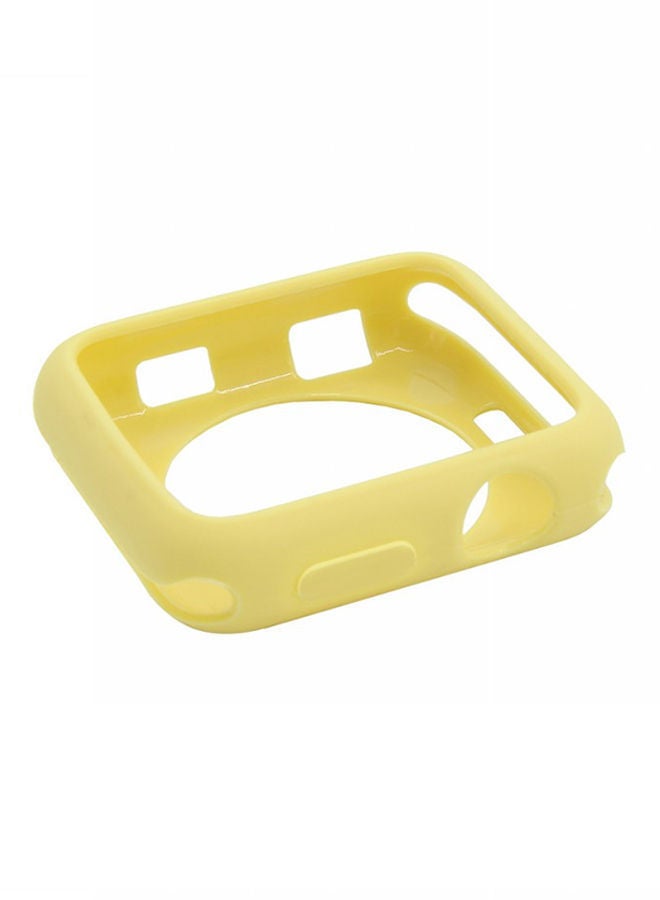 Protection Case Cover For Apple Watch Series1/2/3 42mm Yellow