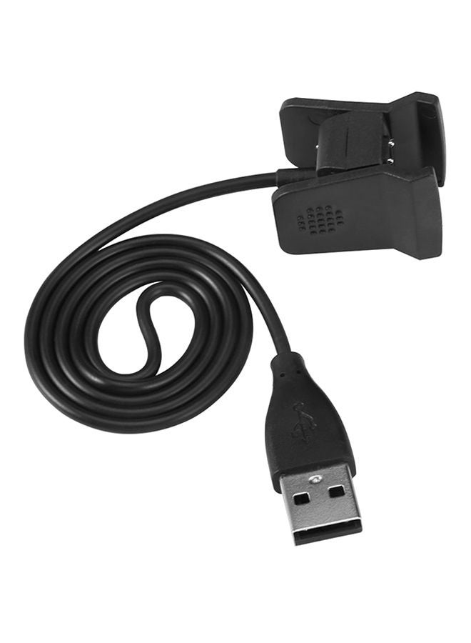 Smartwatch USB Charge Cable For Fitbit Ionic Black