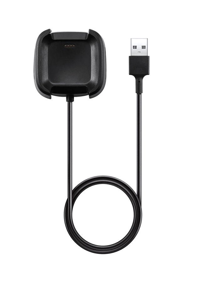 Charging Base Desktop Charger For Fitbit Versa Black