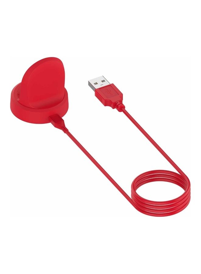 Replace USB Charger Cable for Samsung Galaxy Watch Active 2 Red