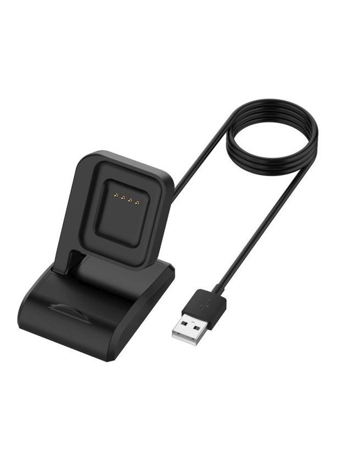 Portable Smart Watch Charging Stand Black