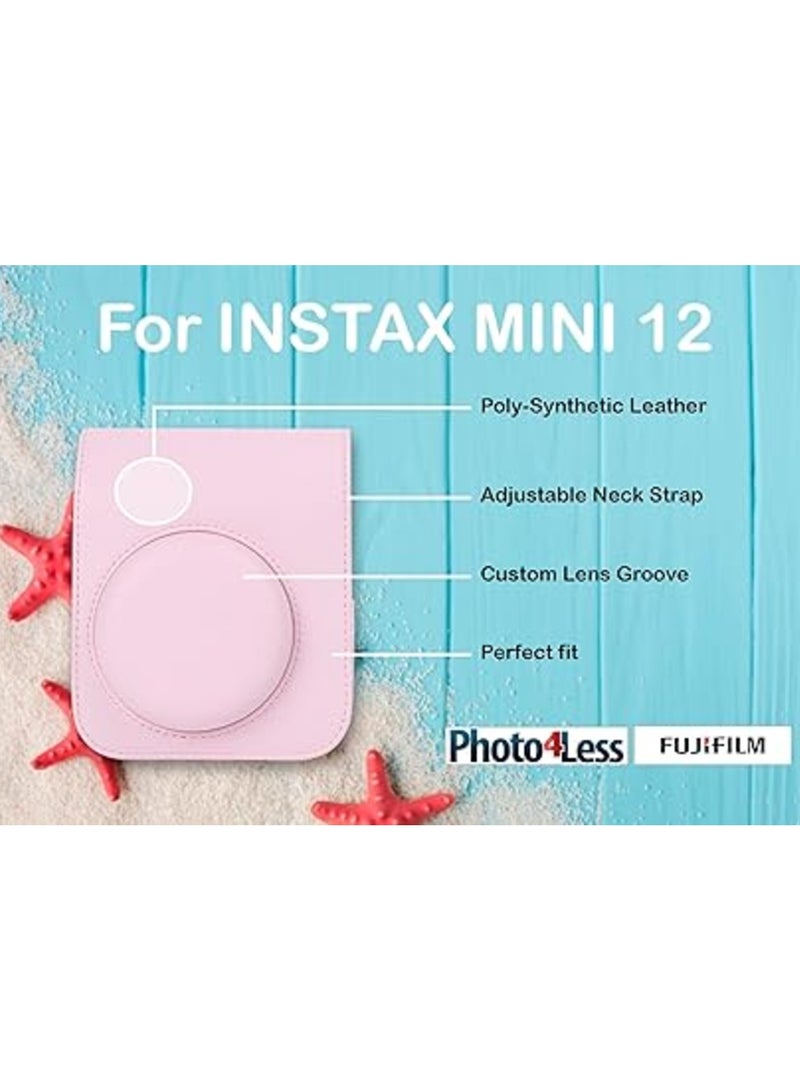 Fujifilm Instax Mini 12 Instant Film Camera (Blossom Pink)