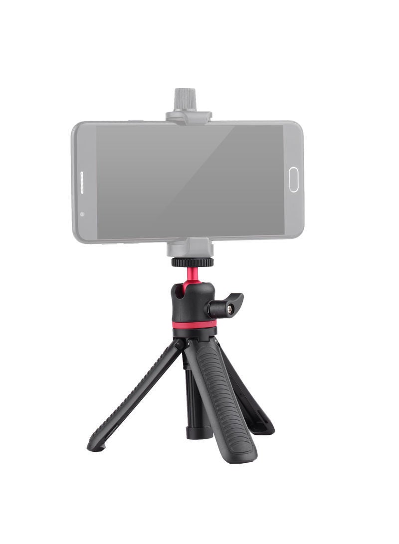 Mini Extendable Desktop Tripod Stand With Flexible Ballhead Black