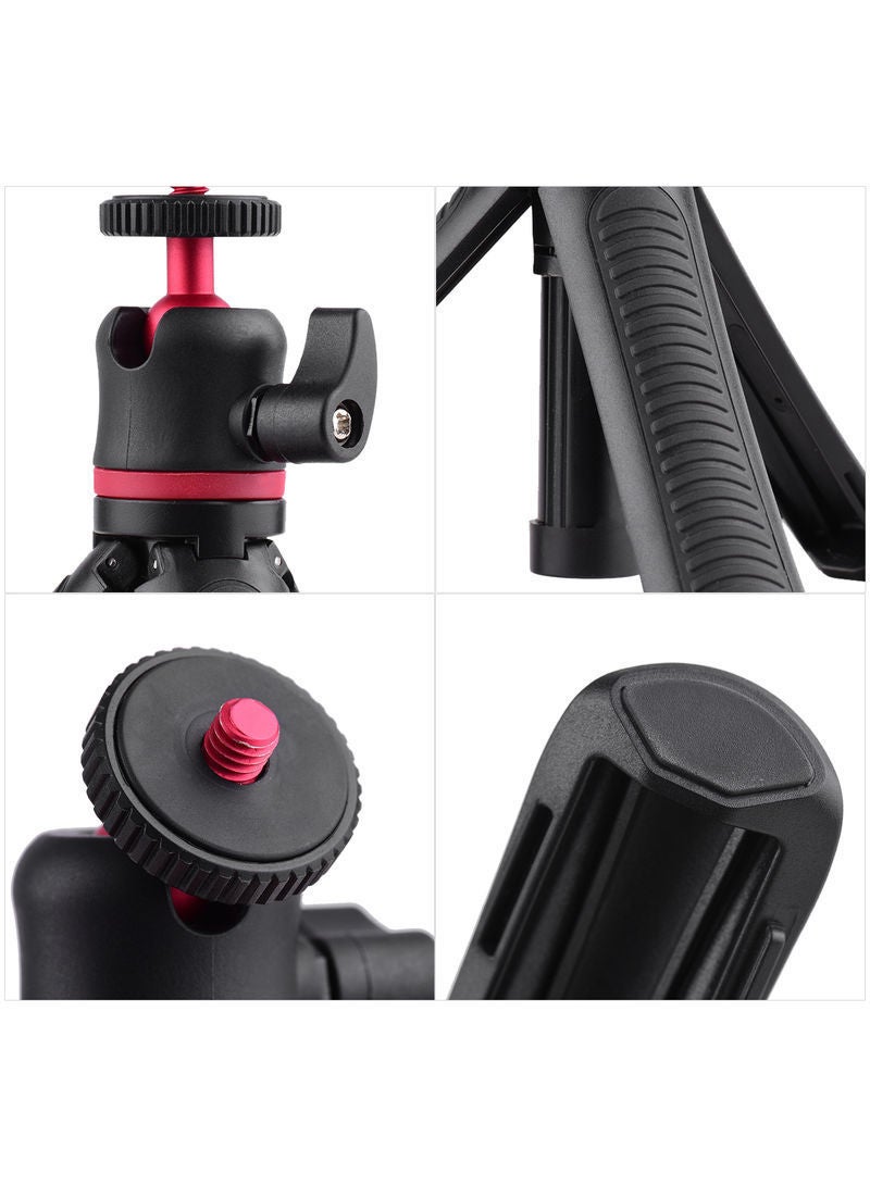 Mini Extendable Desktop Tripod Stand With Flexible Ballhead Black