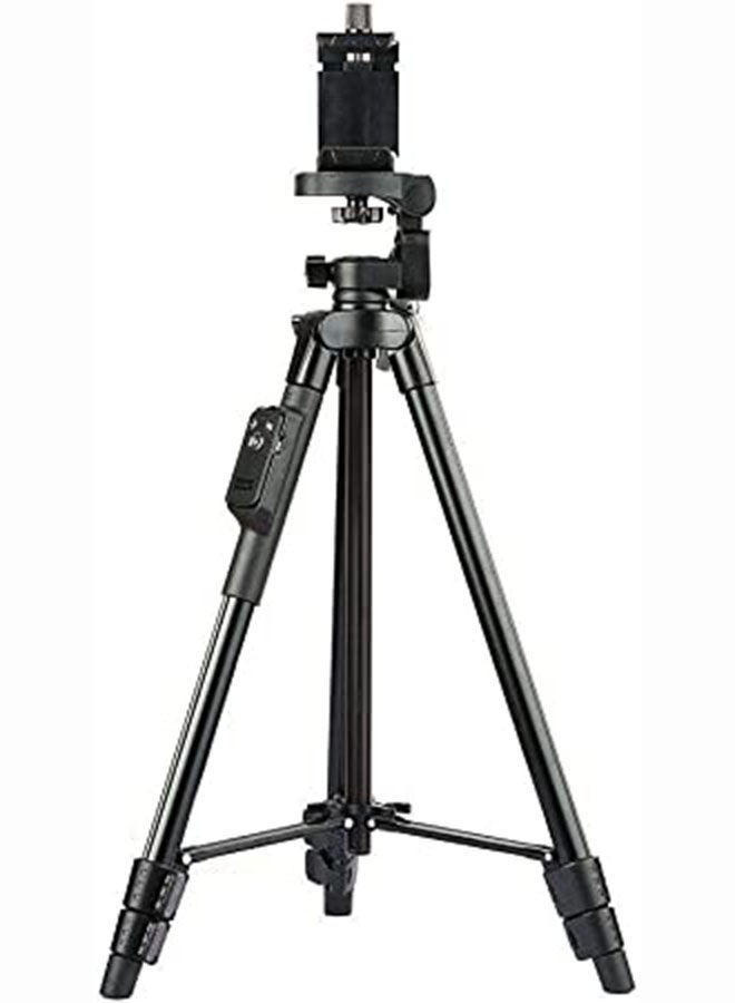 VCT-5208 Portable Tripod Stand With Remote Shutter Black