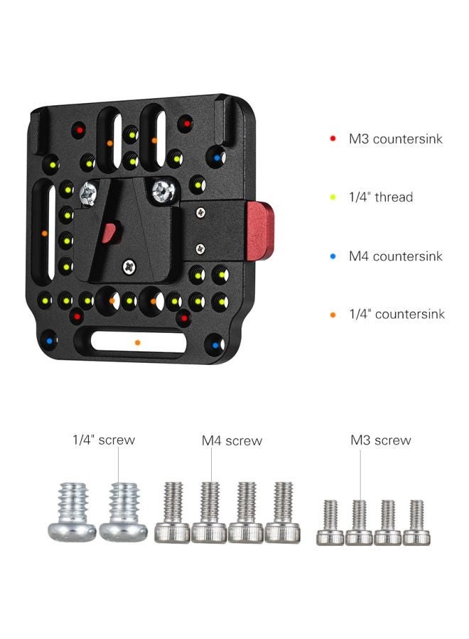 V Lock Assembly Kit Black