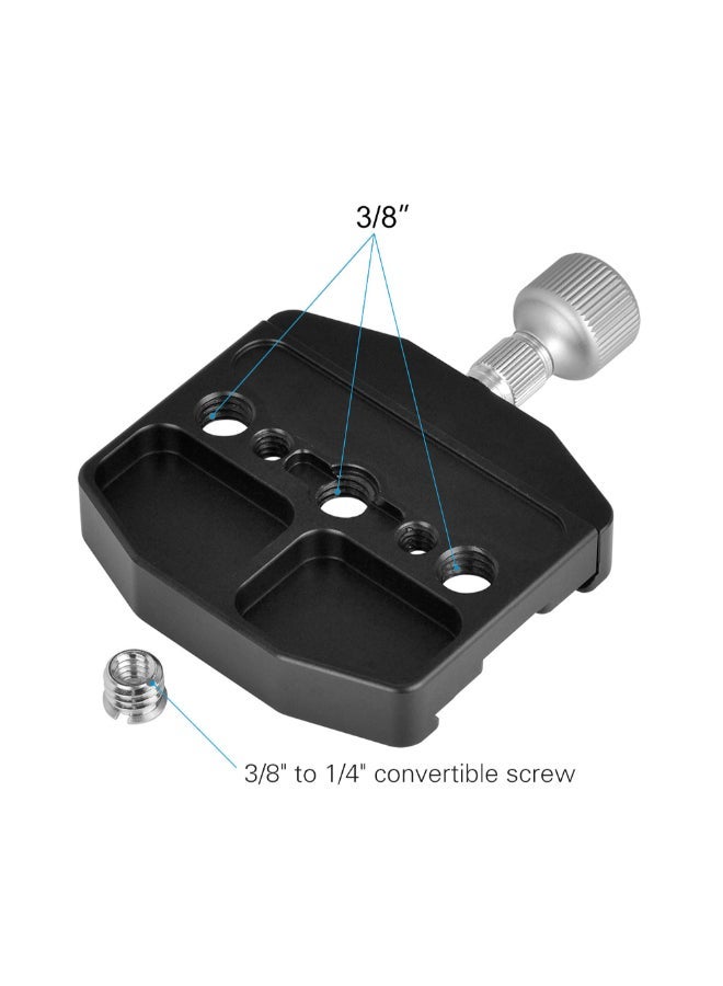 CL-70N Aluminum Alloy QR Plate Clamp Black