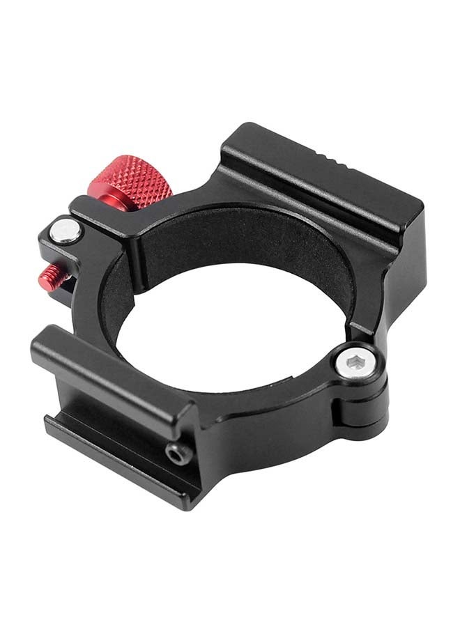 Extension Bracket Adapter Ring Clamp With Screw Holes Black