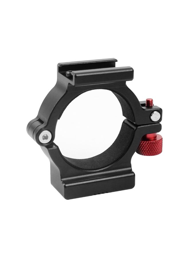 Extension Bracket Adapter Ring Clamp With Screw Holes Black