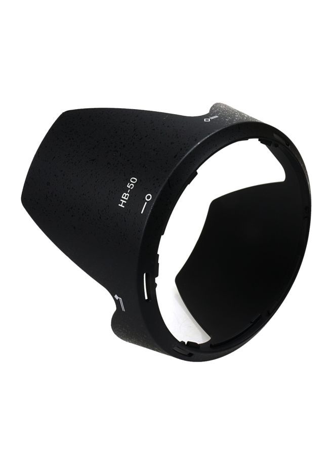 PVC HB-50 Lens Hood Shade For Nikon Camera Black