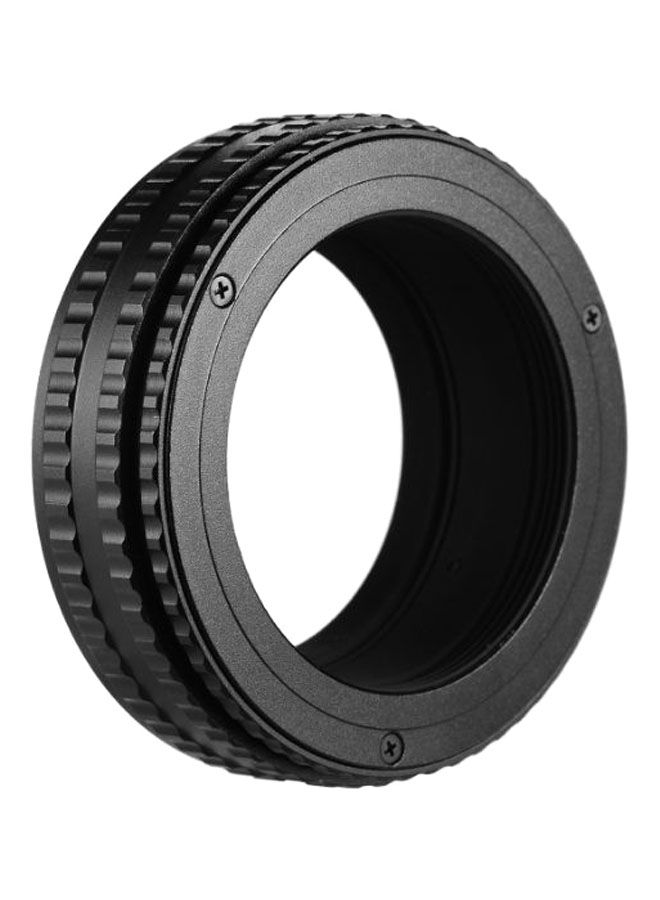 Lens Focusing Helicoid Adapter Ring Macro Extension Tube Black