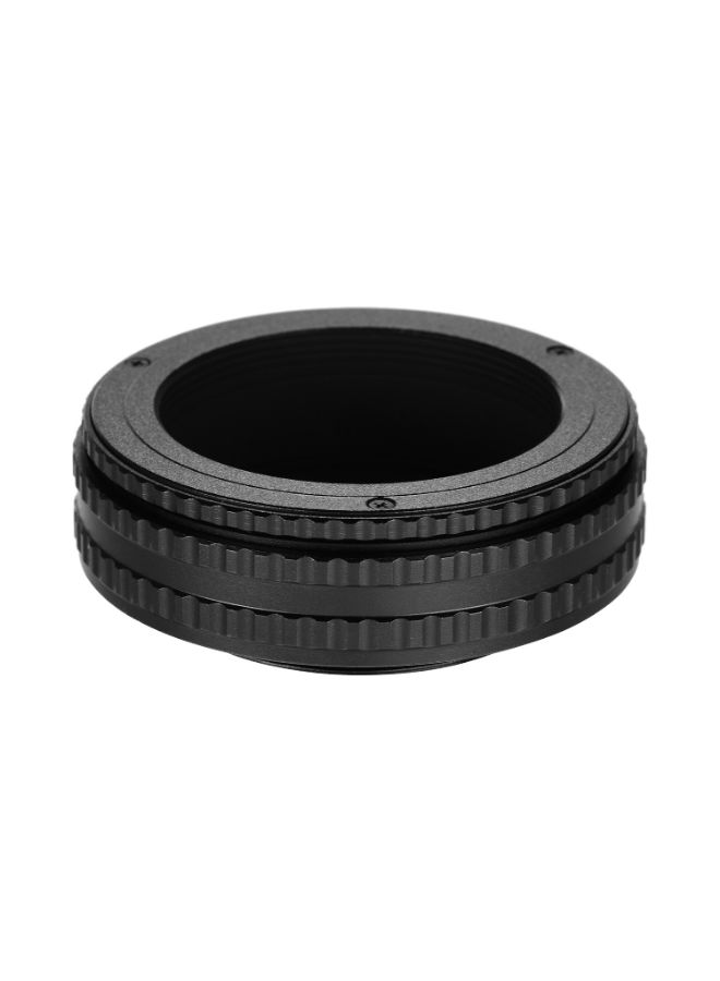 Lens Focusing Helicoid Adapter Ring Macro Extension Tube Black