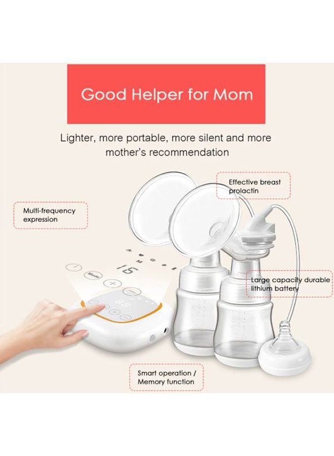 2-Piece Electric Breast Pump With Remote