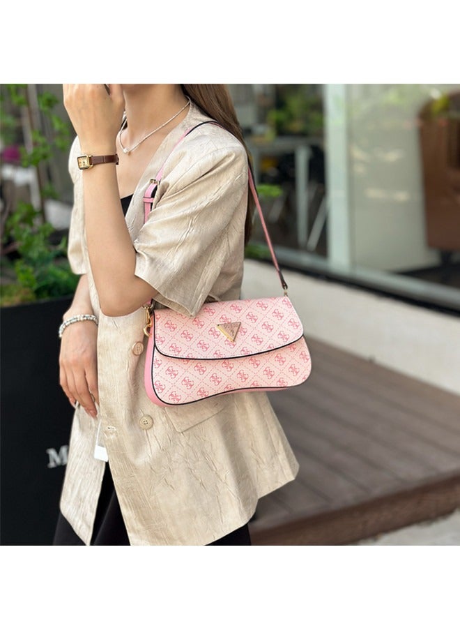 Printed Women's Zipper Shoulder Bag Handbag 28cm*16cm*5cm