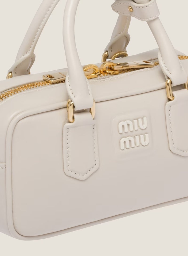 miu Arcadie leather bag