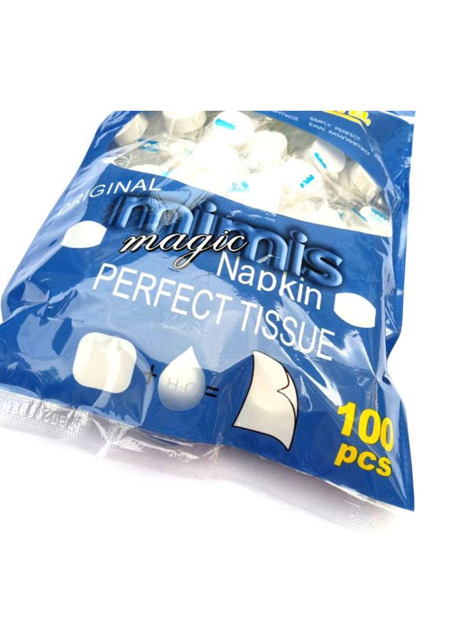 100-Piece Disposable Compressed Towel Tablets